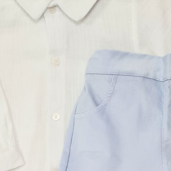 Babidu Shirt Set Pale Blue