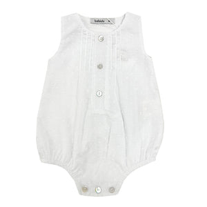 Babidu Spot Romper White