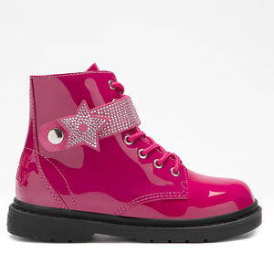 Lelli Kelly Stella Star Boots Fuchsia